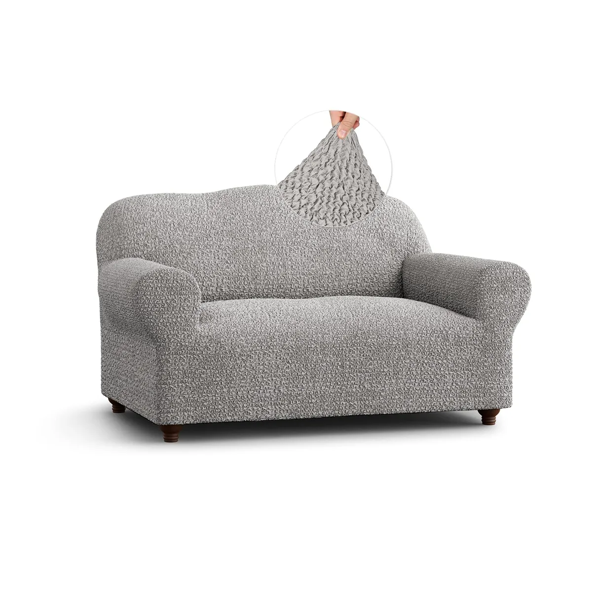 Loveseat Slipcovers - 1-Piece Furniture Protector - Form Fit, Machine Washable