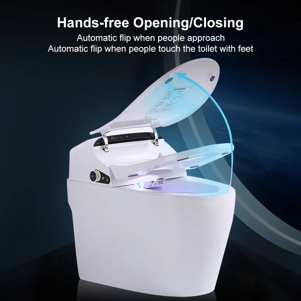 Hynova AX2 Pro Automatic Smart Bidet Toilet with Aromatherapy White 1.28 GPF — image 23