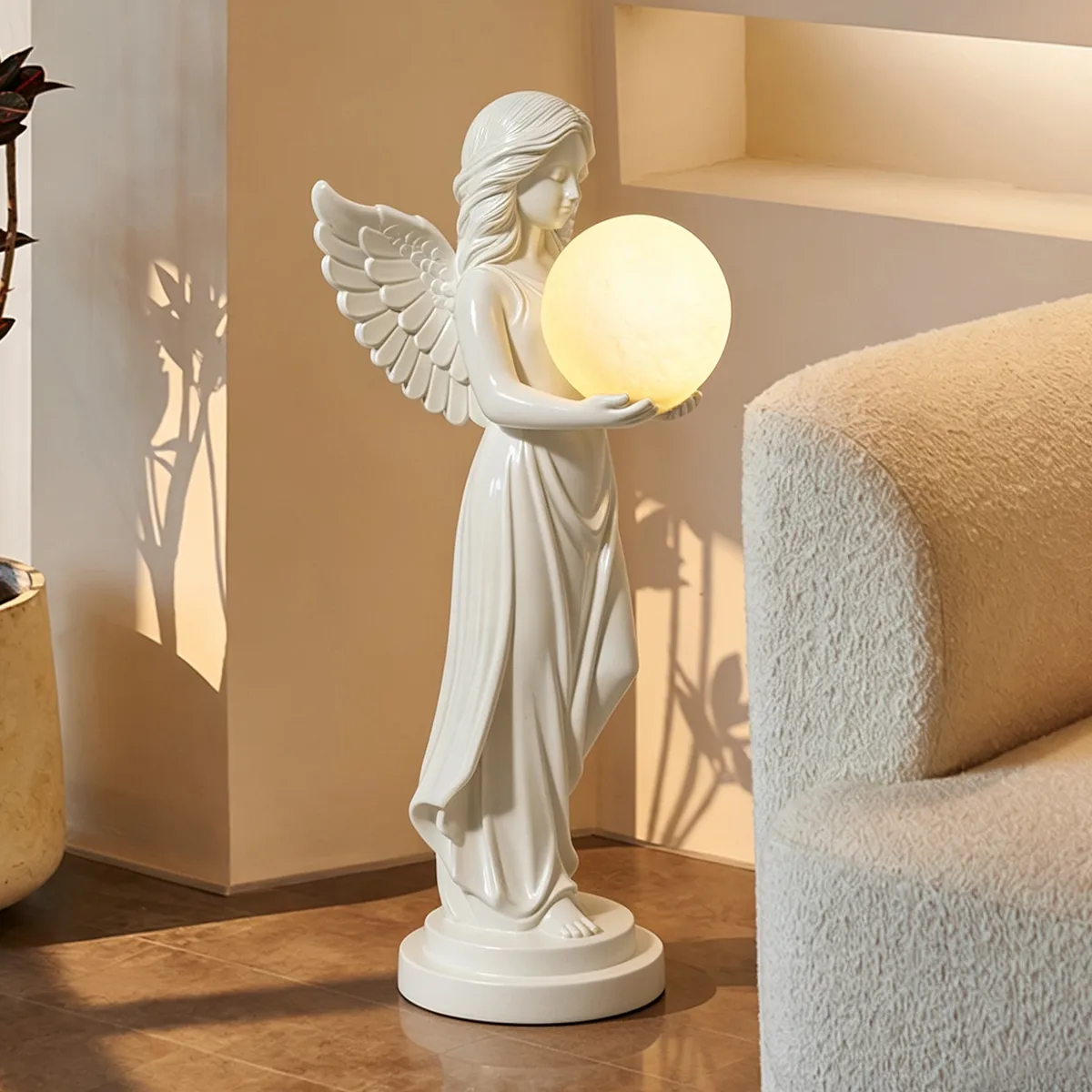 Angel Statue with Decorative Light Globe & Remote Control — image 4