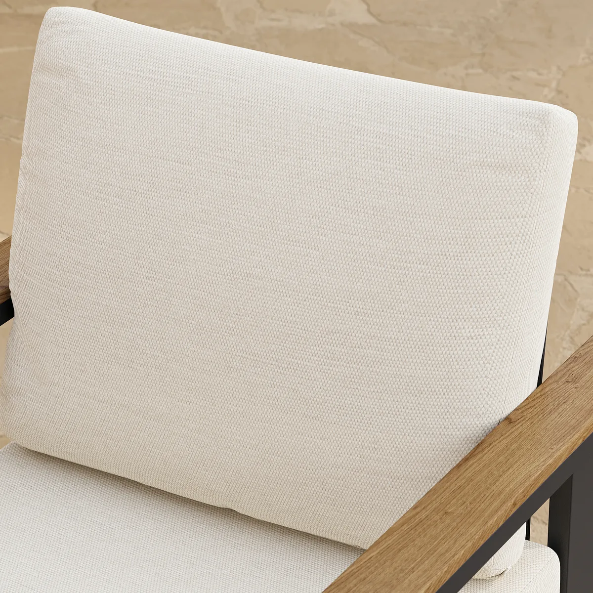 Tevara Outdoor Teak & Aluminum Dining Chairs — image 16