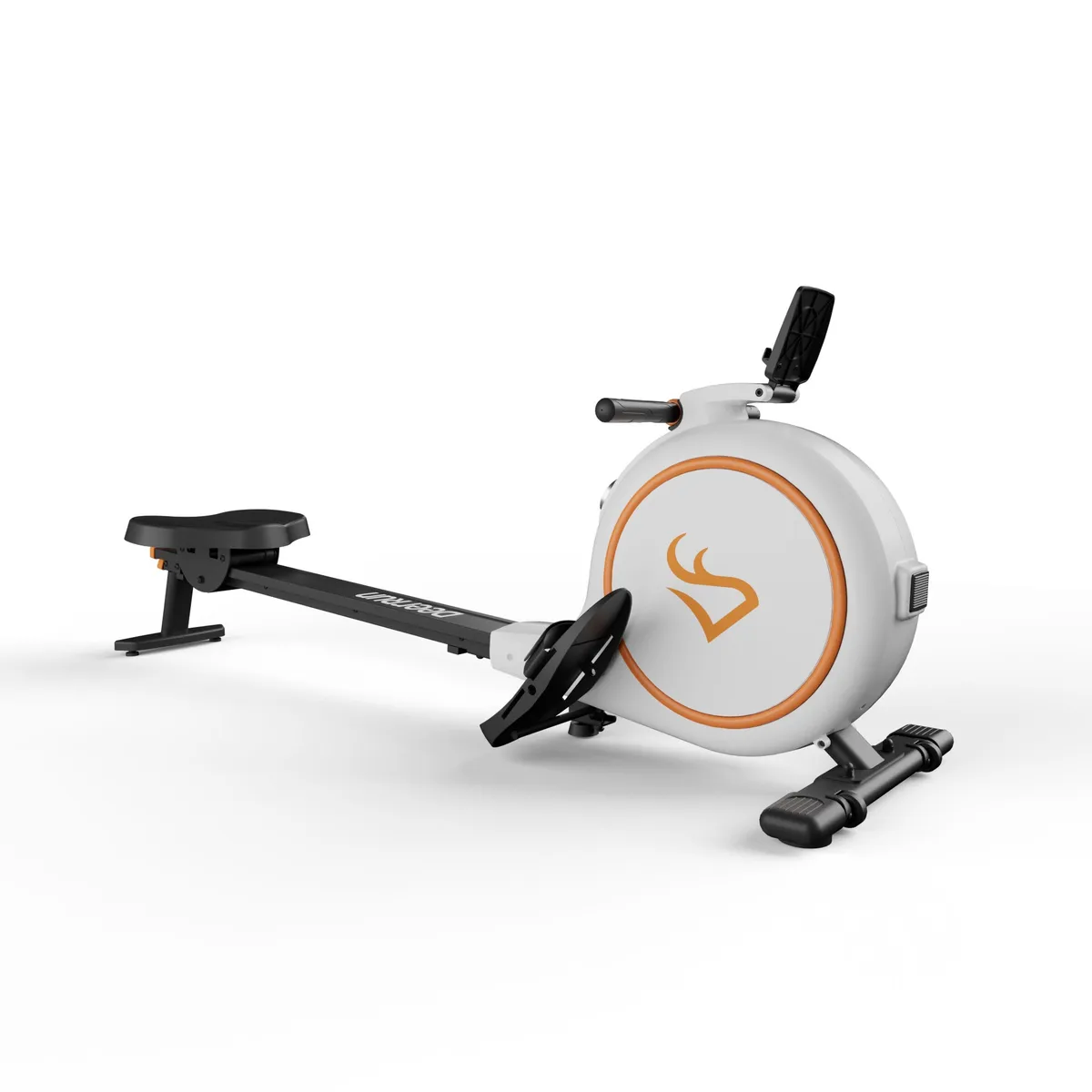 RW600 Adjustable Magnetic Resistance Long Slide Rail Smart Rowing Machine with PitPat