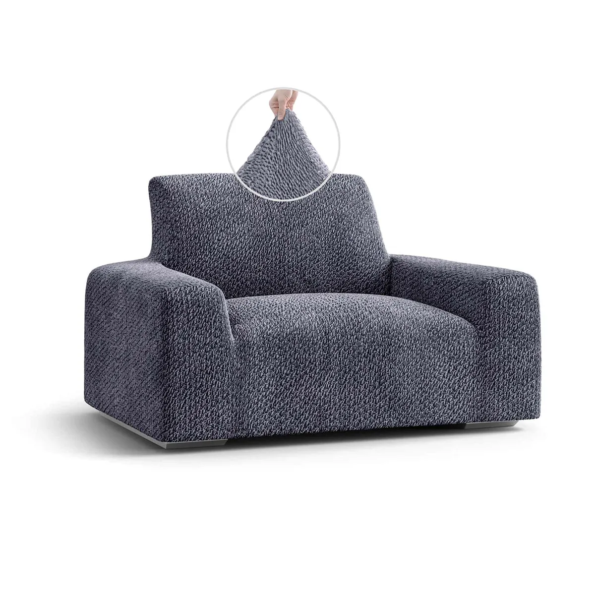 Armchair Slipcovers - 1-Piece Furniture Protector - Form Fit, Machine Washable -VelvetCollection — image 11