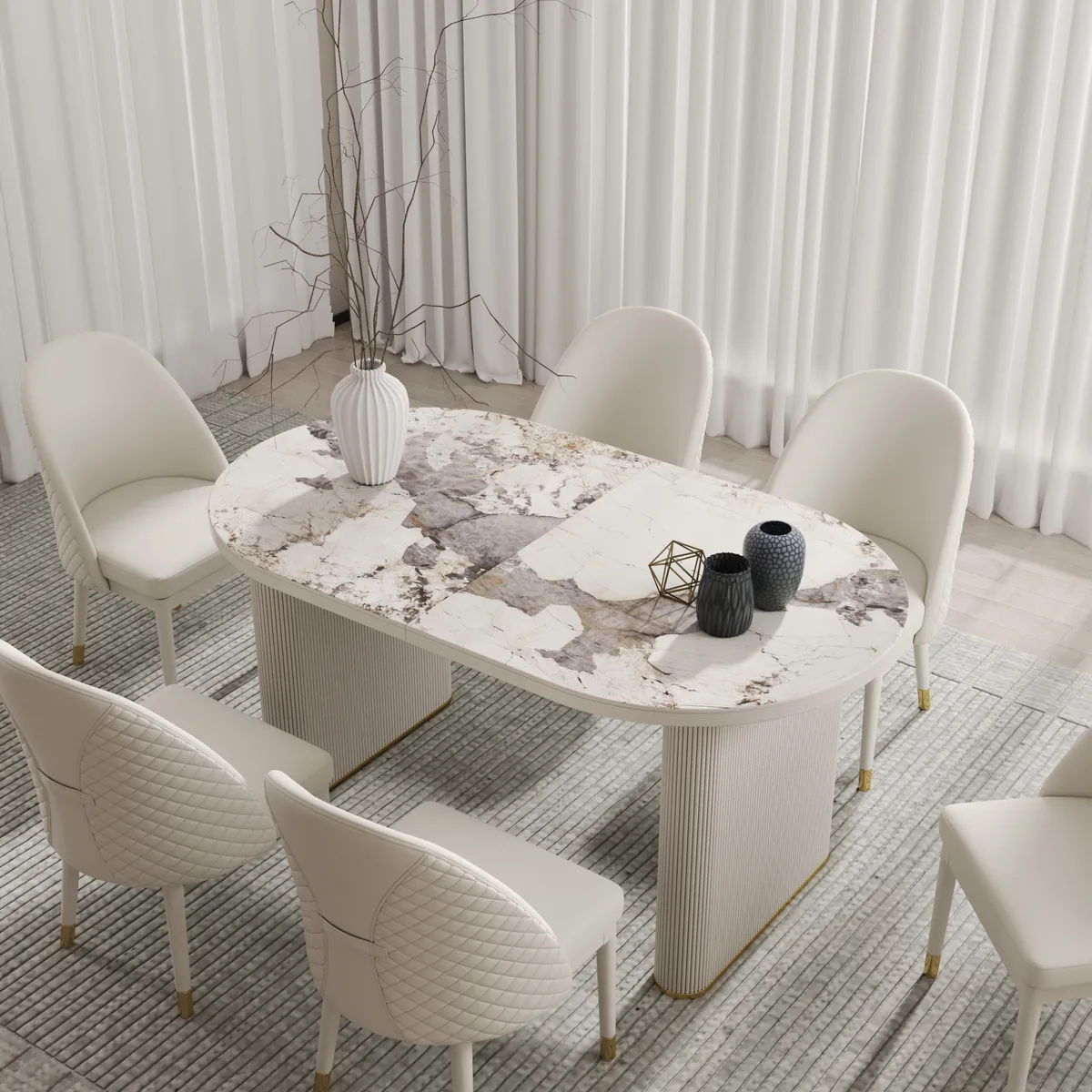 79''-95'' Oval Dining Table — image 12