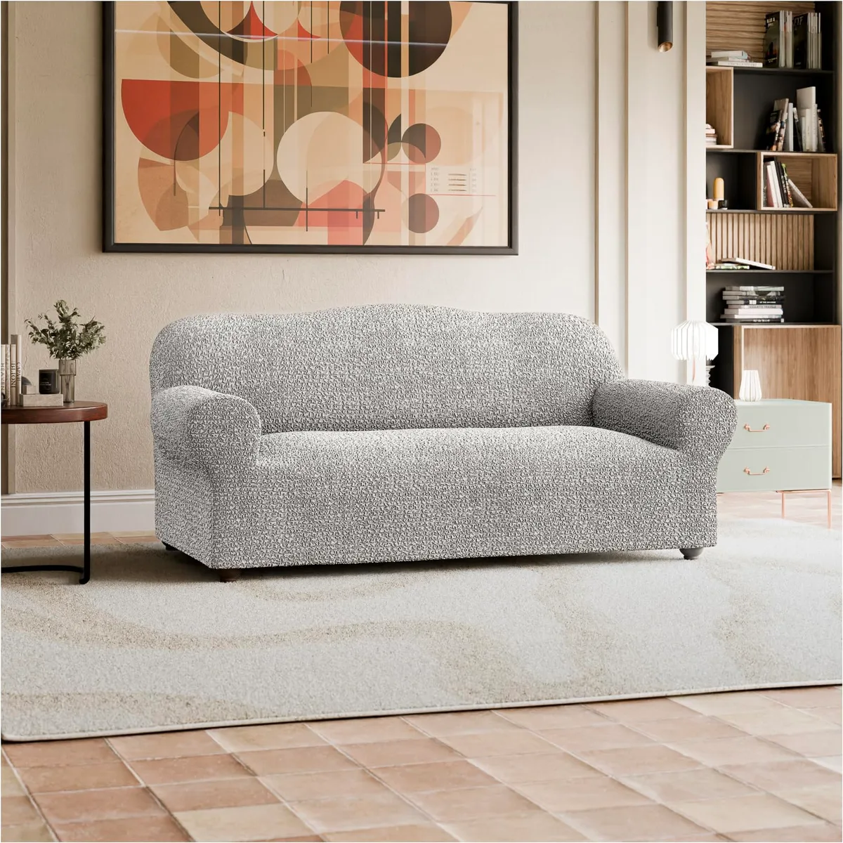 Sofa Slipcovers - 1-Piece Furniture Protector - Form Fit, Machine Washable - CottonRich Collection — image 15