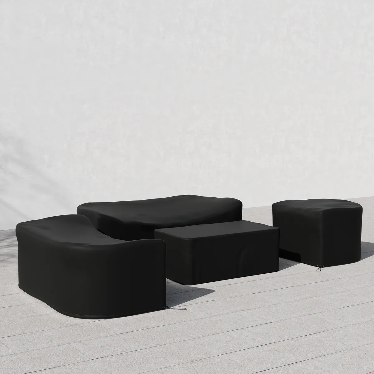 600D Tough Canvas Waterproof Outdoor Patio Furniture Set Covers — image 4