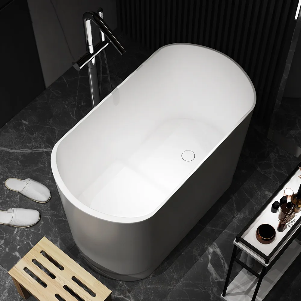 40" Modern Deep Oval Freestanding Matte — image 11