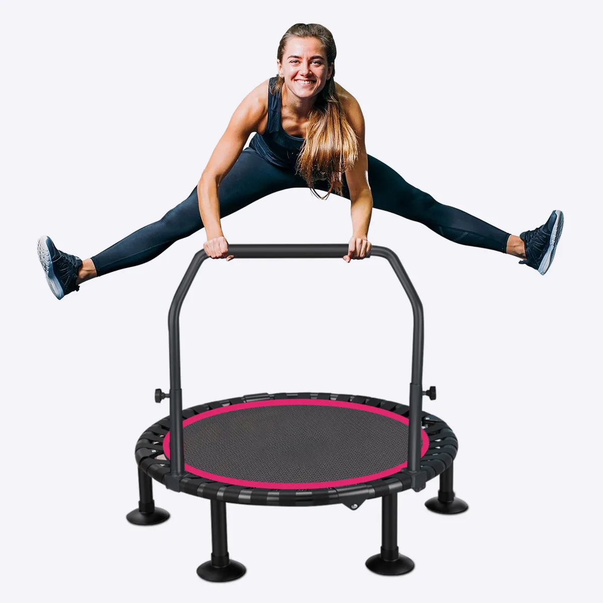 40" Foldable Mini Trampoline Max Load 330lbs
