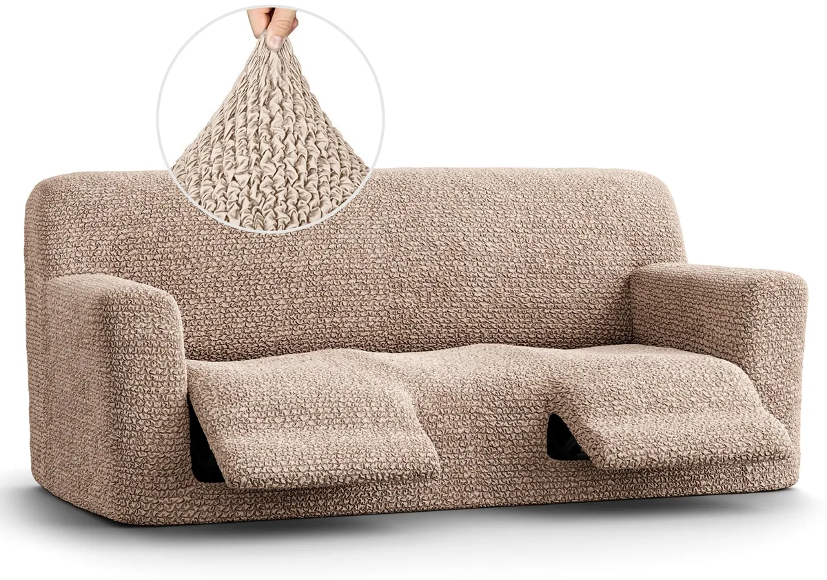 Recliner Sofa Slipcover - 1-Piece Furniture Protector - Form Fit, Machine Washable -MicrofibraCollection — image 4