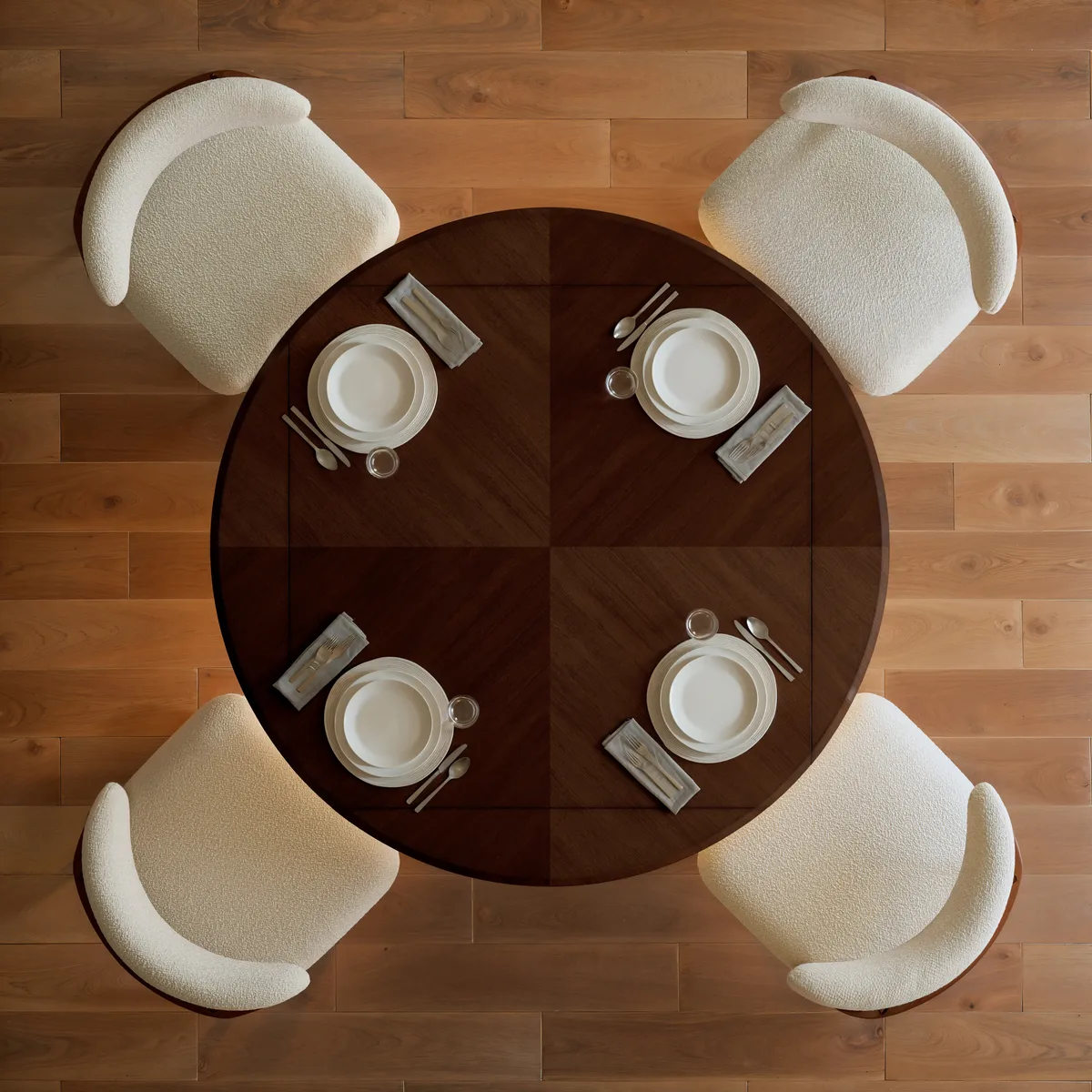 Dining Set 36"-47" Solid Wood Extendable Dining Table — image 16