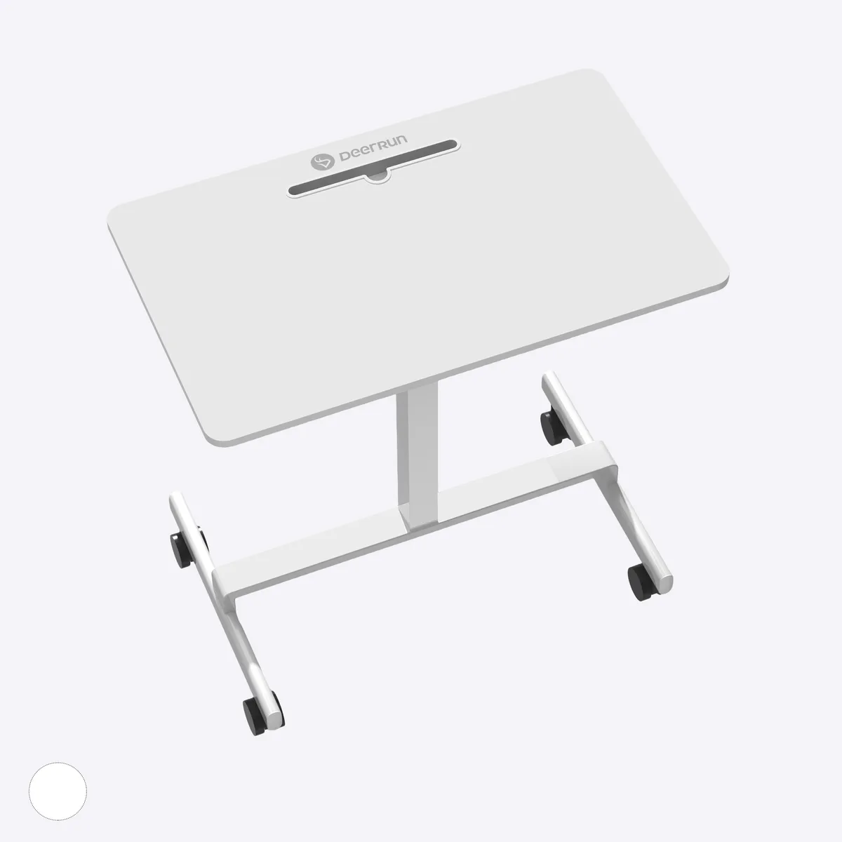 Adjustable Standing Desk - 31.5''L *18.9''W Large Rolling Laptop Desk for Treadmills