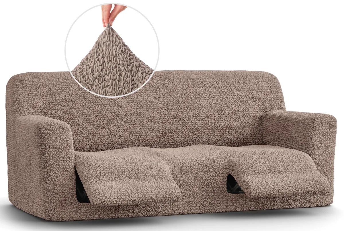 Recliner Sofa Slipcover - 1-Piece Furniture Protector - Form Fit, Machine Washable -MicrofibraCollection