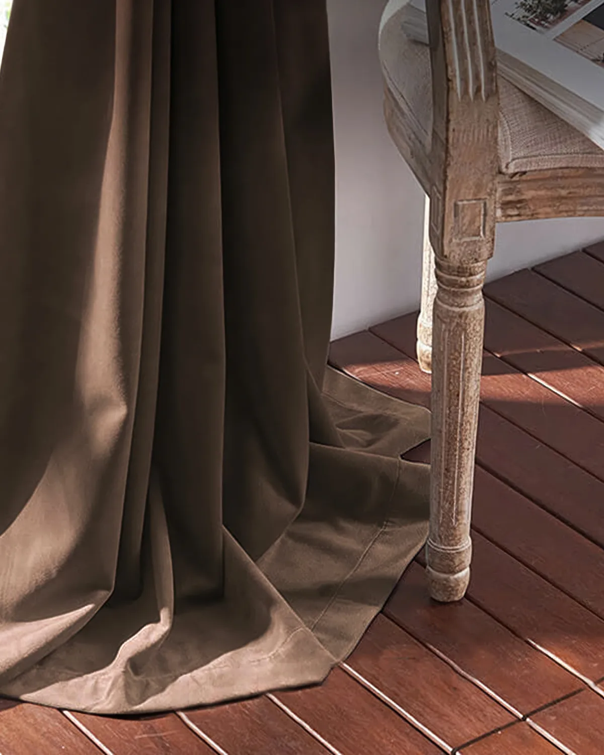 Classic 100% Blackout Velvet Custom Curtain — image 3
