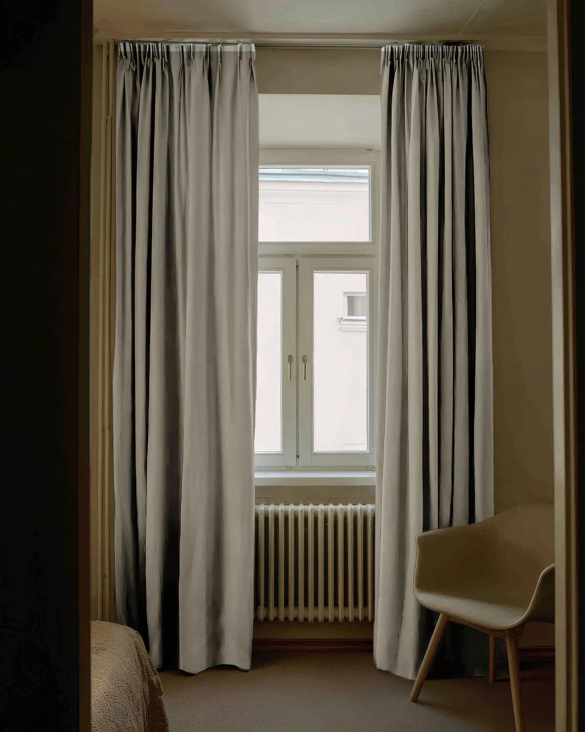 Chloe 100% Blackout Linen Look Burlap Textured Sheer Curtain — image 3