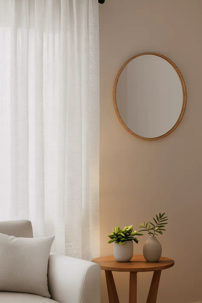 Yarn Linen Look Sheer Custom Curtain — image 2