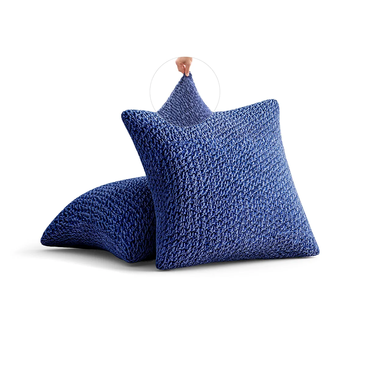 Pillow Slipcovers - 1-Piece Furniture Protector - Form Fit, Machine Washable -VelvetCollection — image 15
