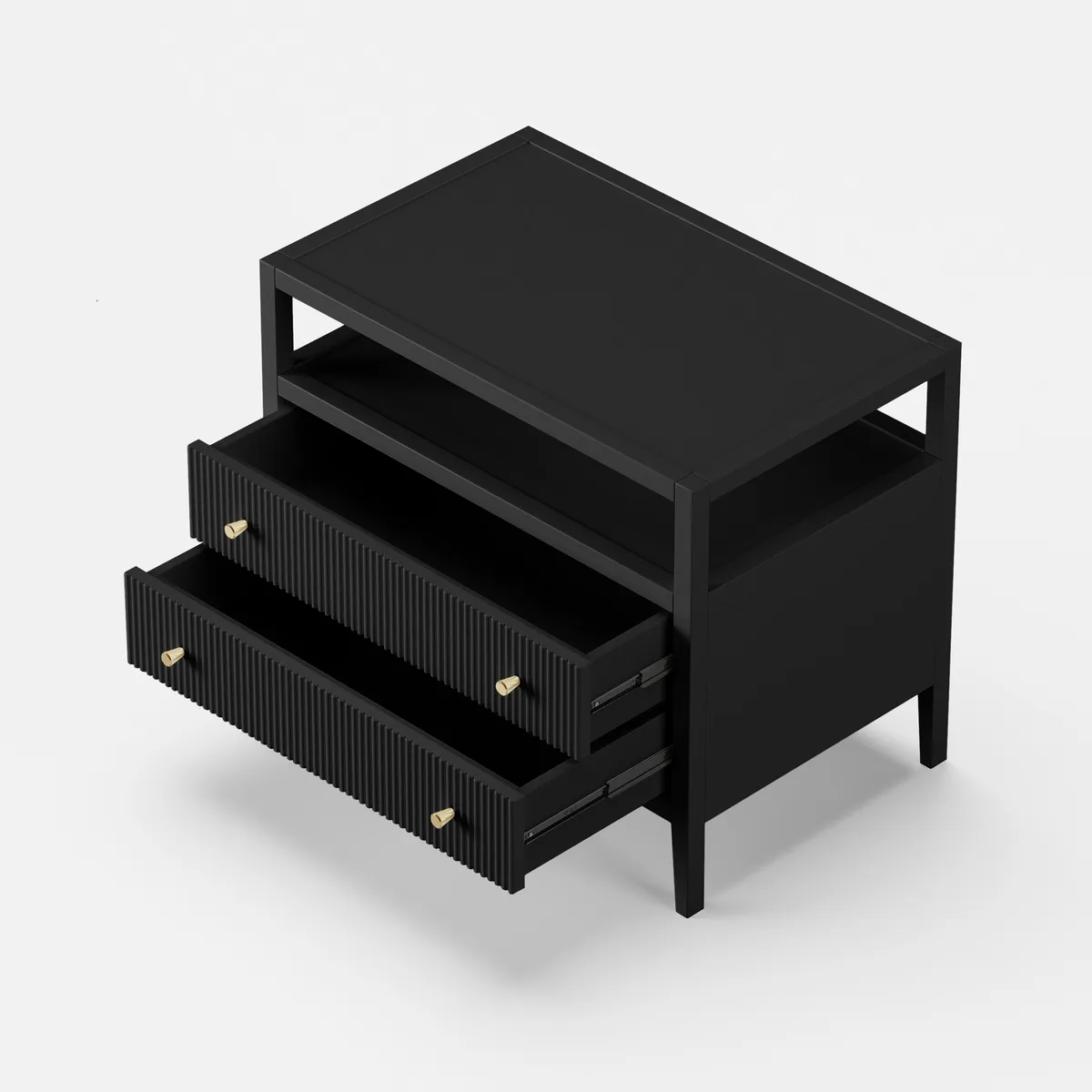 30" Wide Long Modern Smart Nightstand — image 19