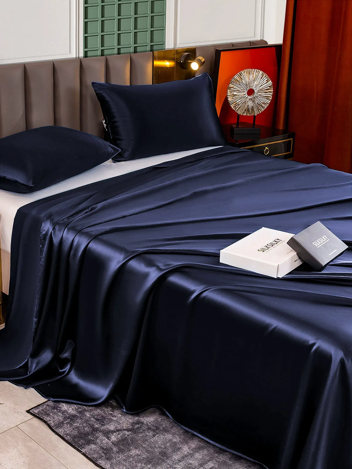 25Momme 3Pcs Silk Set Flat Sheet+2x Pillowcases — image 4