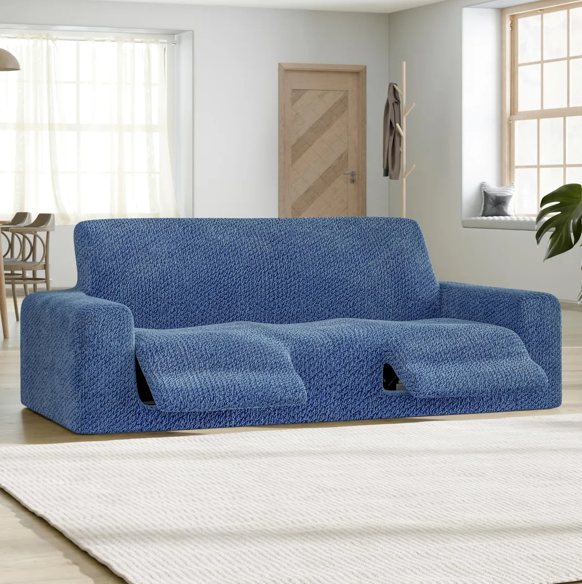 Recliner Sofa Slipcover - 1-Piece Furniture Protector - Form Fit, Machine Washable -VelvetCollection — image 5