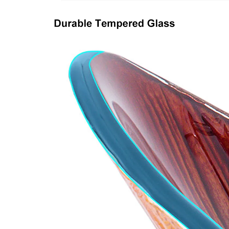 Tempered Glass Multicolor Teardrop-Shaped Bathroom Vessel Sink Wash Sink — image 6