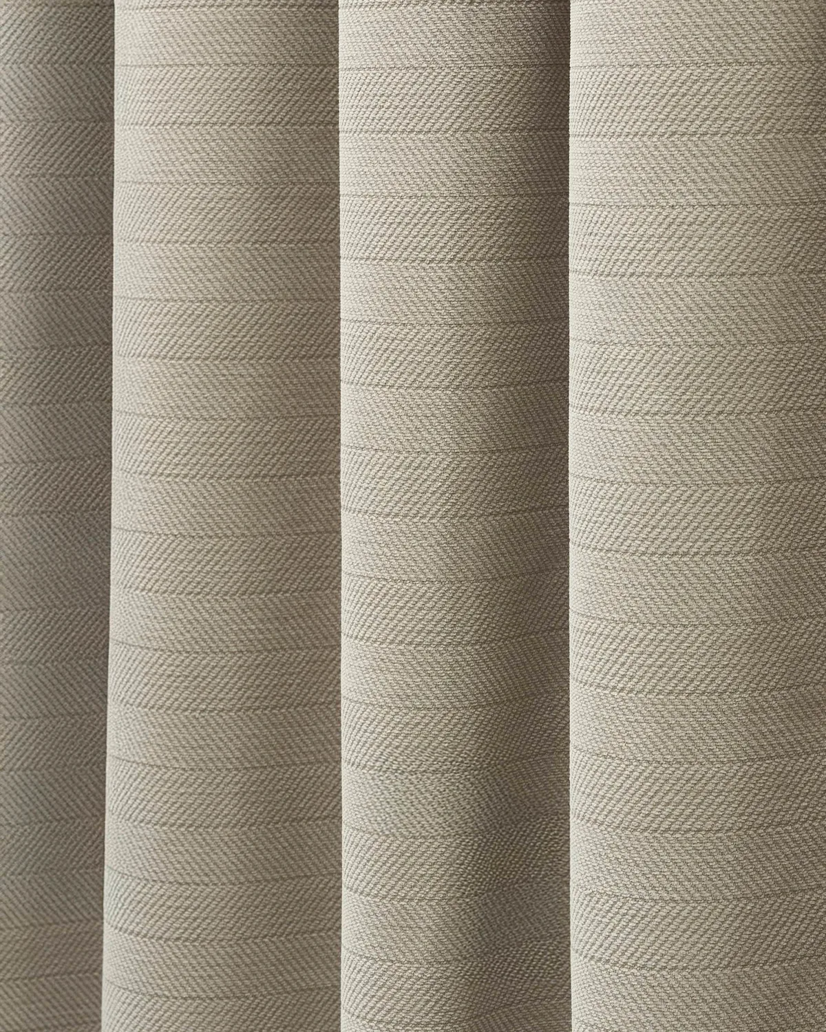 Herringbone 4 Layers Herringbone Chenille Soundproof Thermal 100% Blackout Custom Curtain — image 2