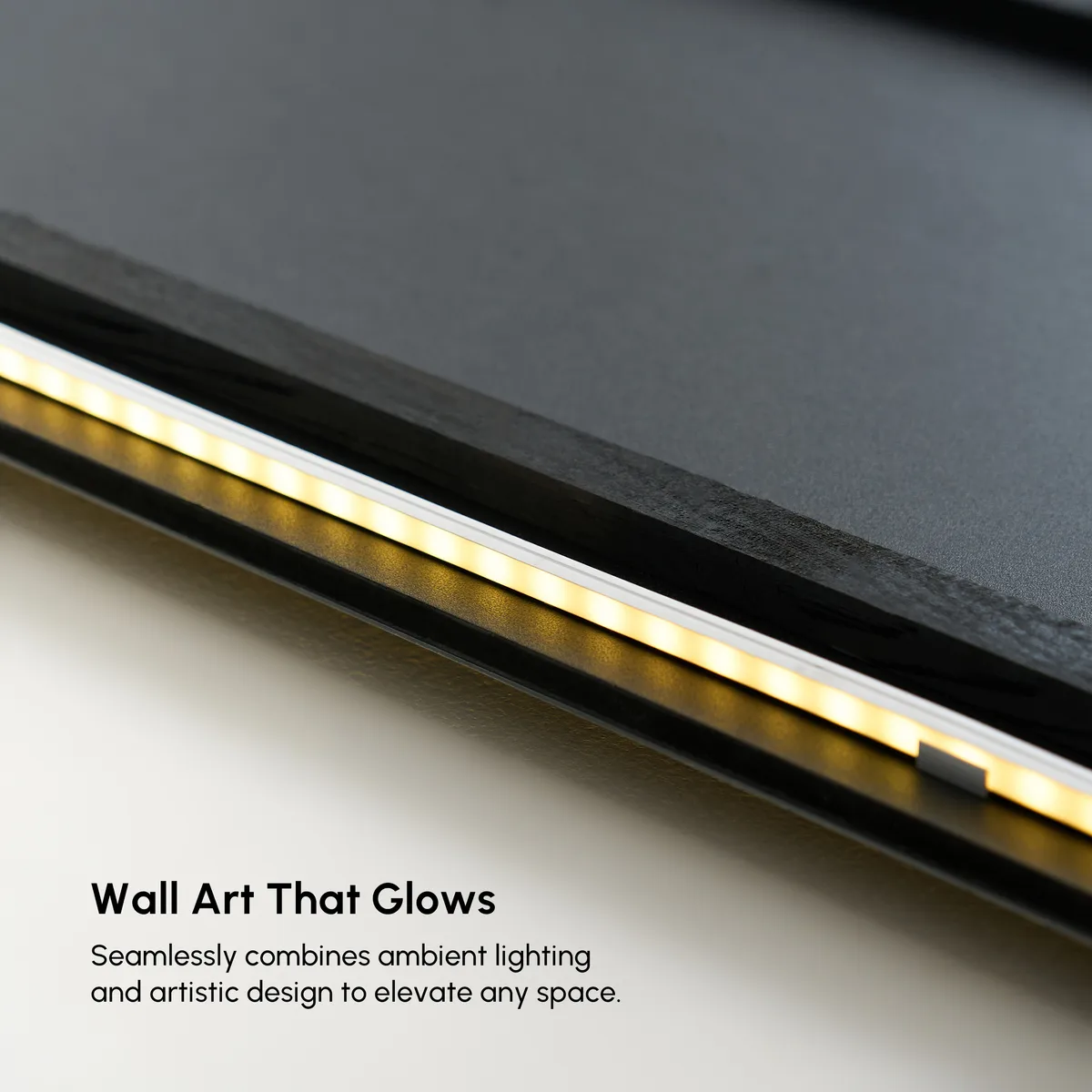 Extra-Large Modern LED Wall Art with Backlit Light Home Decor — USB Powered — image 7