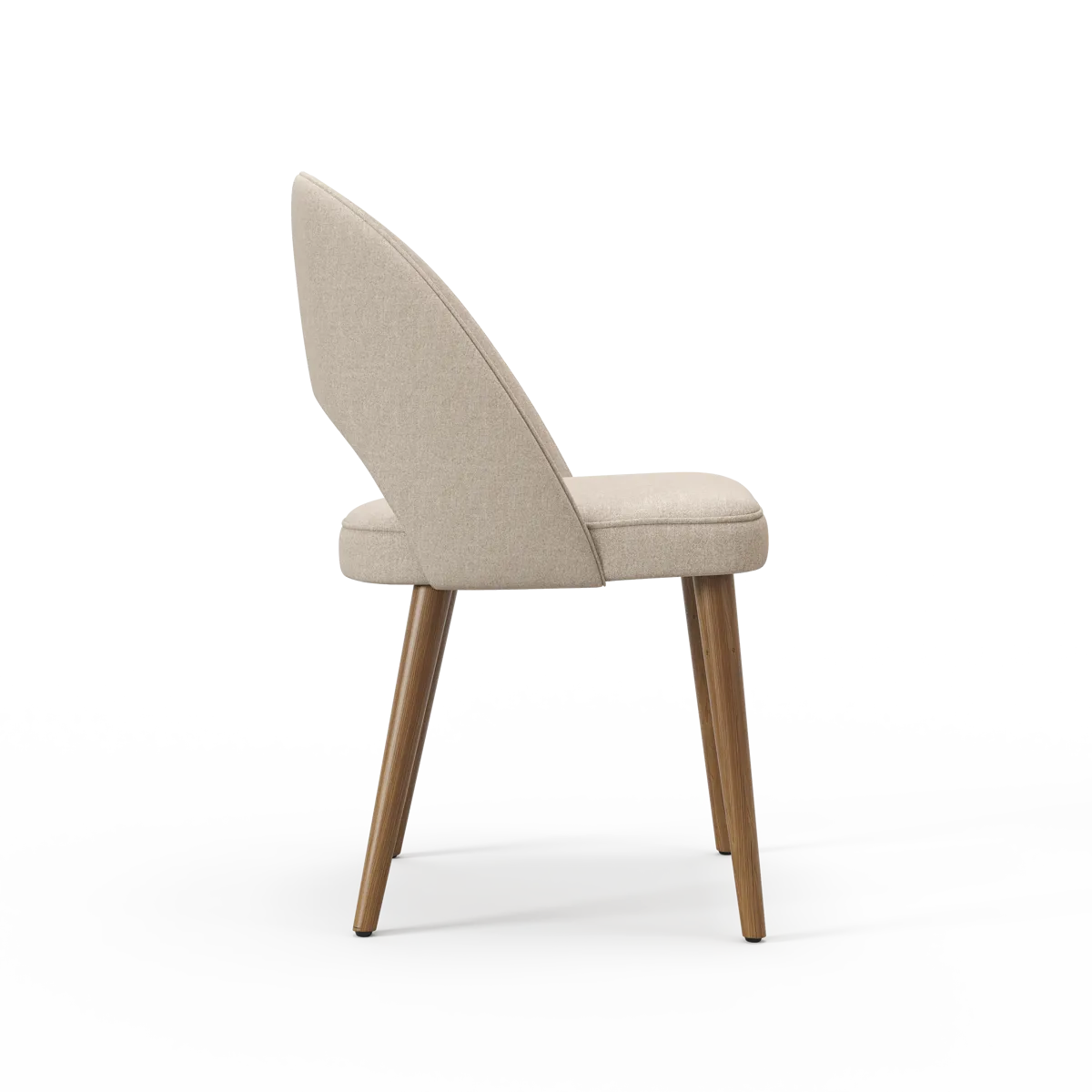 4-Pieces Modern Dining Chairs Cotton and Linen Upholstery — image 8