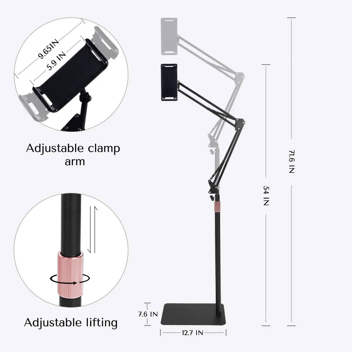 Mobile Phone Holder for Walking on Treadmills — image 4