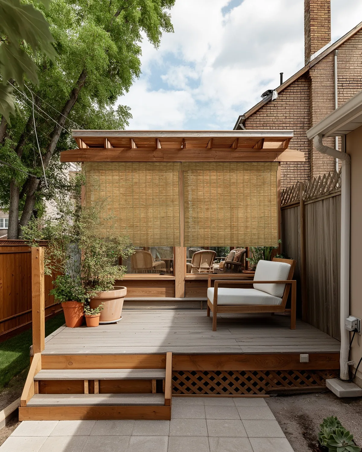 Rumi Jute Outdoor Woven Shade - Hay — image 3