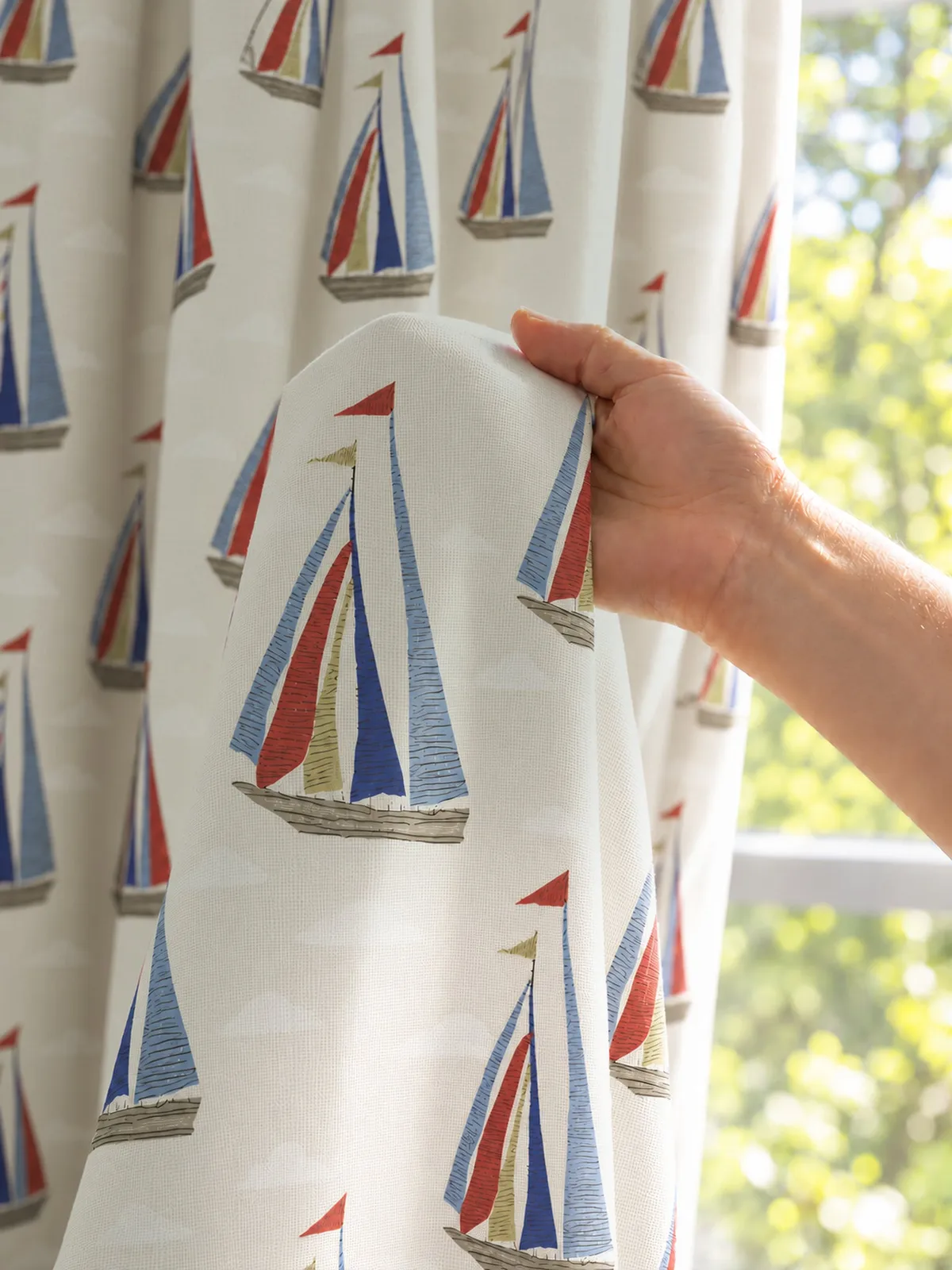 Voyage Patterned Kid's Custom Curtain — image 3