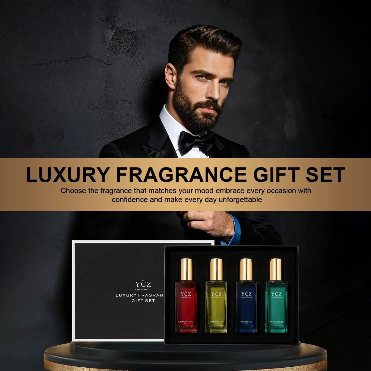 Luxury Fragrance Gift Set | 4 x 25 mL / 0.85 fl oz | Unisex Fragrance Gift Set — image 3