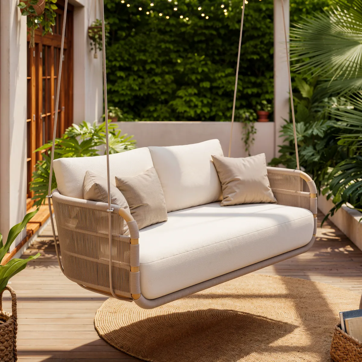 Costra 600D Tough Canvas Waterproof Outdoor Patio Swing — image 12