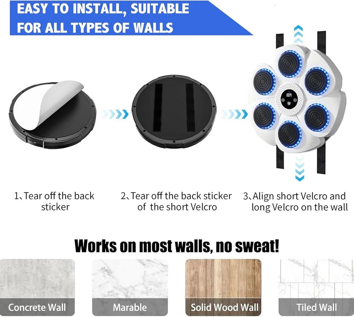Smart Music Boxing Machine (Gloves and charging cable included) — image 3