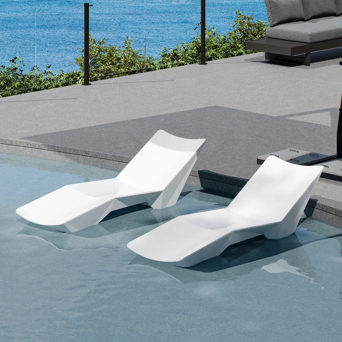 Outdoor Weather-Resistant Pool Chaise Lounge — image 6