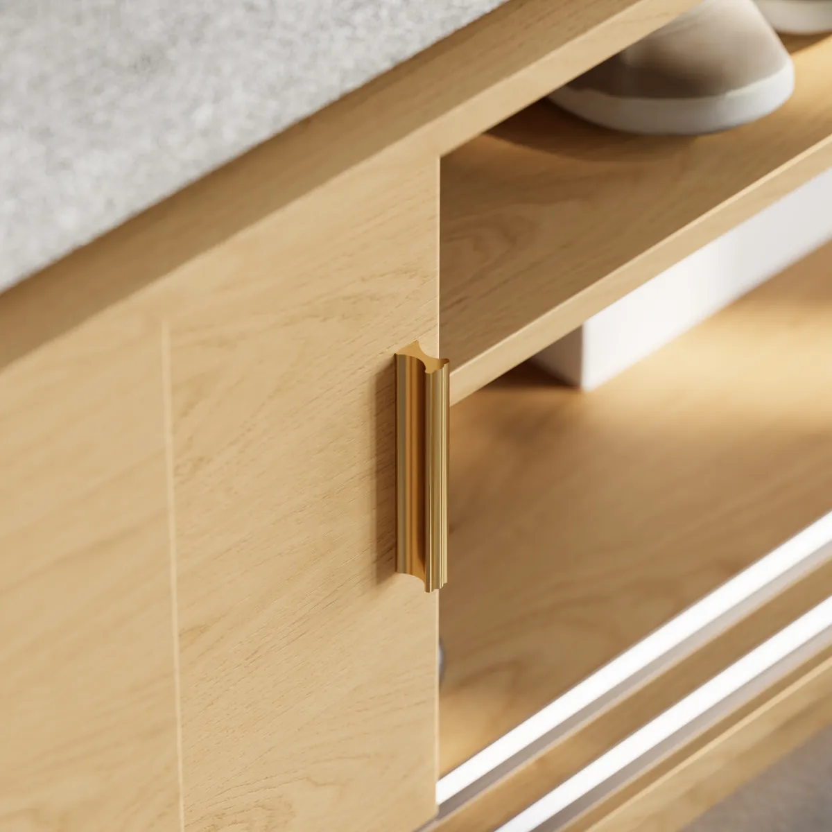 2 Doors Shoe Storage Entryway Bench — image 23