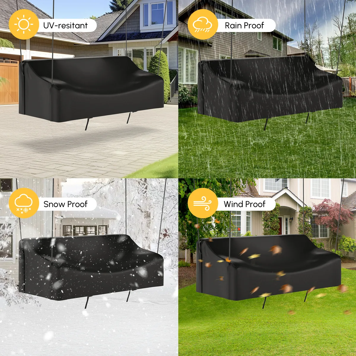 600D Tough Canvas Waterproof Outdoor Chair Covers — image 15