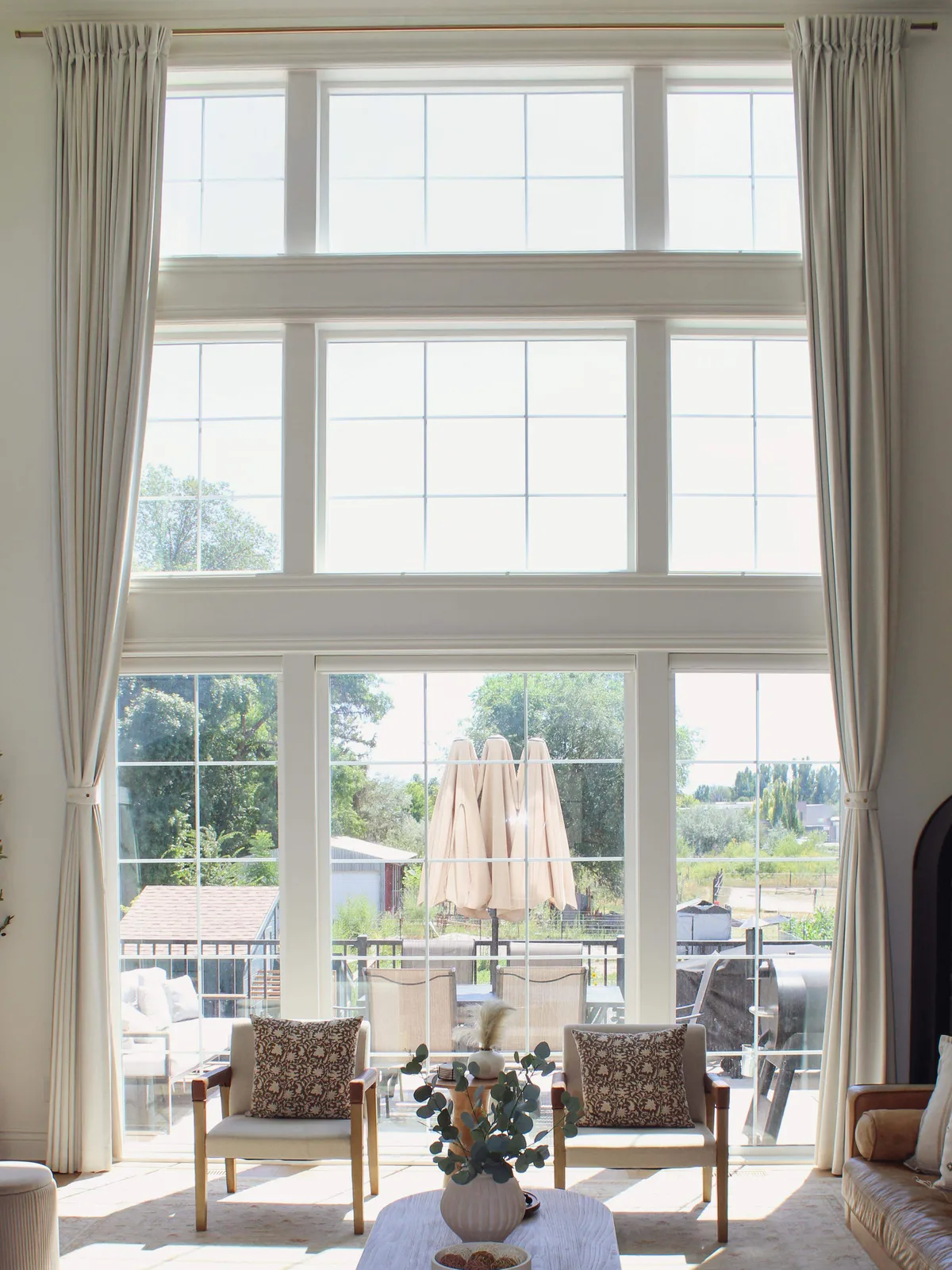 Sally Linen Blend Custom Curtain