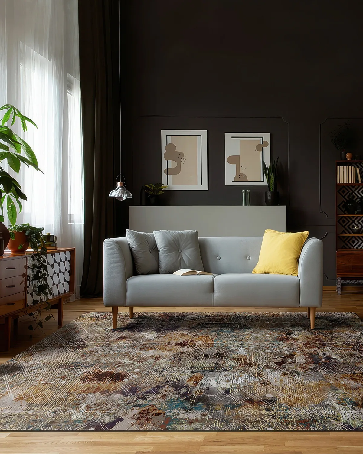 Vintage Faded Moroccan Light Washable Area Rug — image 5