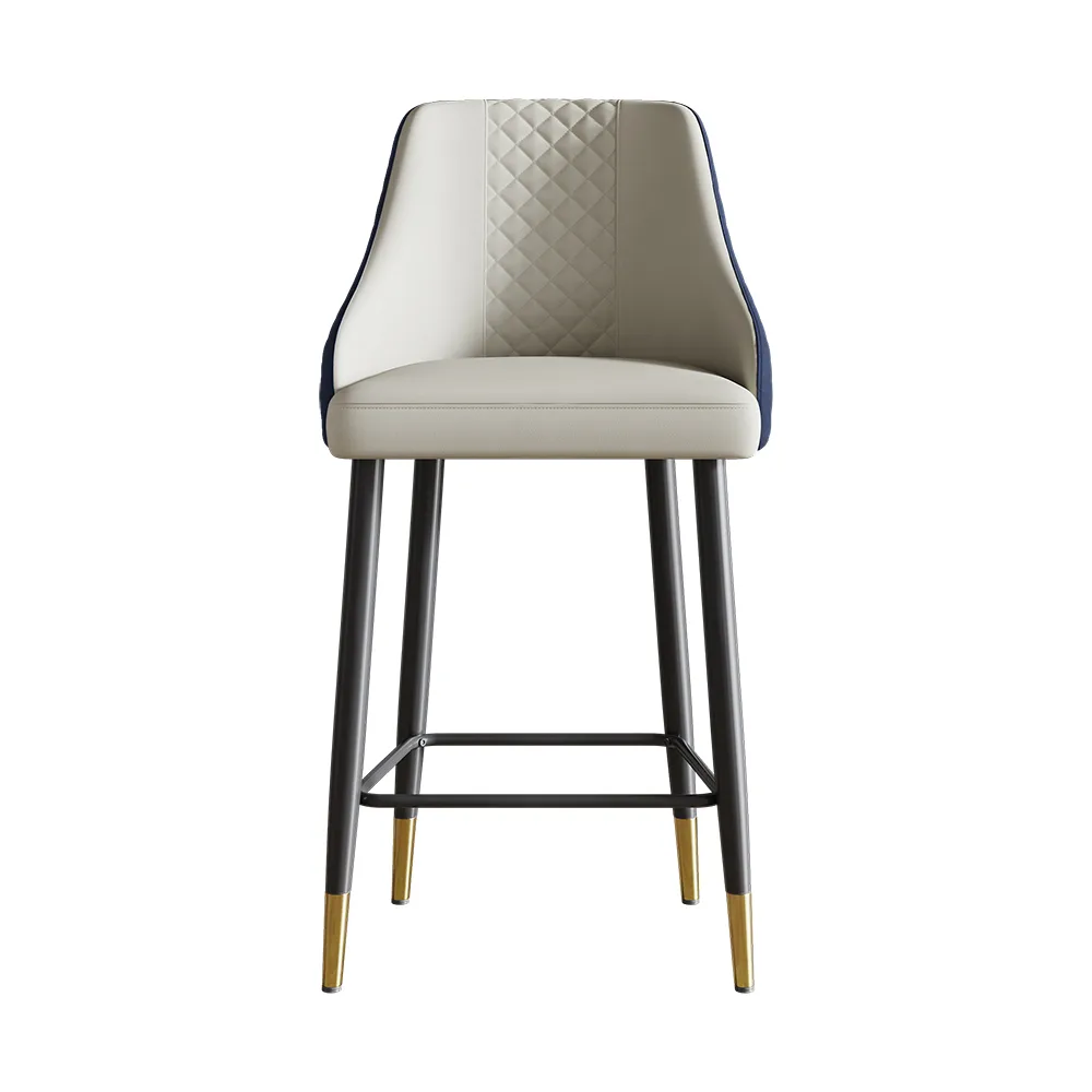 Diamic Black Faux Leather Counter Stool with Upholstered — image 7