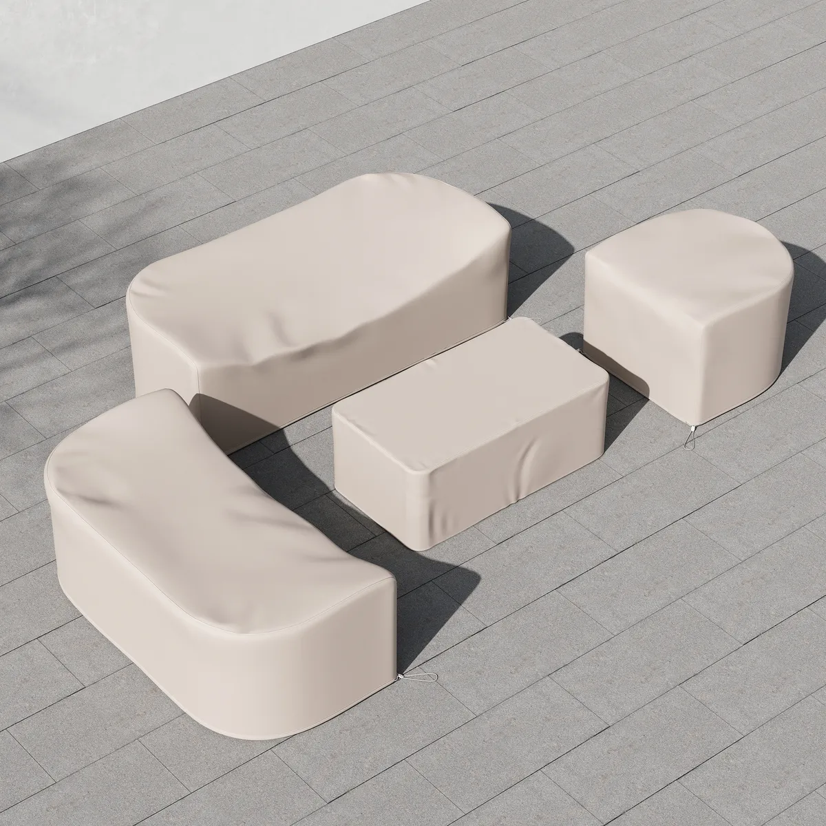 600D Tough Canvas Waterproof Outdoor Patio Furniture Set Covers — image 11
