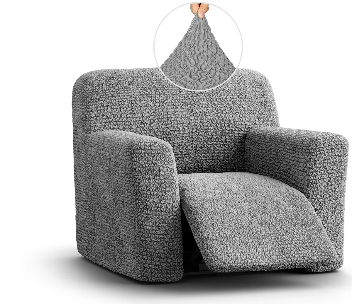 Recliner Chair Slipcover - 1-Piece Furniture Protector - Form Fit, Machine Washable -MicrofibraCollection — image 23
