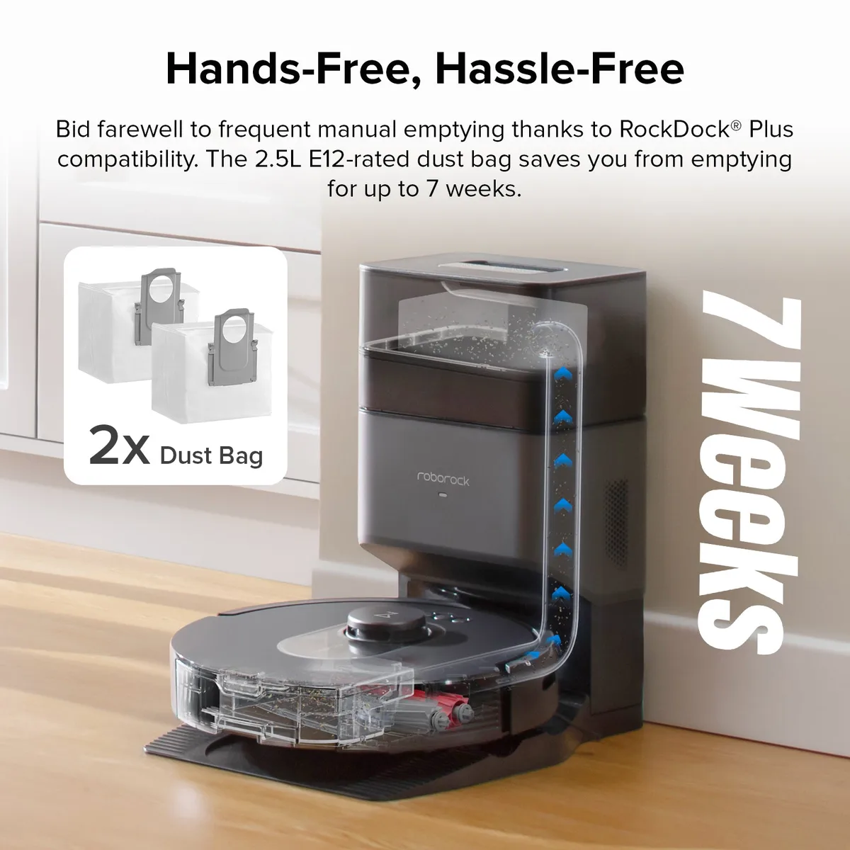 Roborock Q5 Max+ Robot Vacuum Cleaner with Auto-Empty Dock — image 3