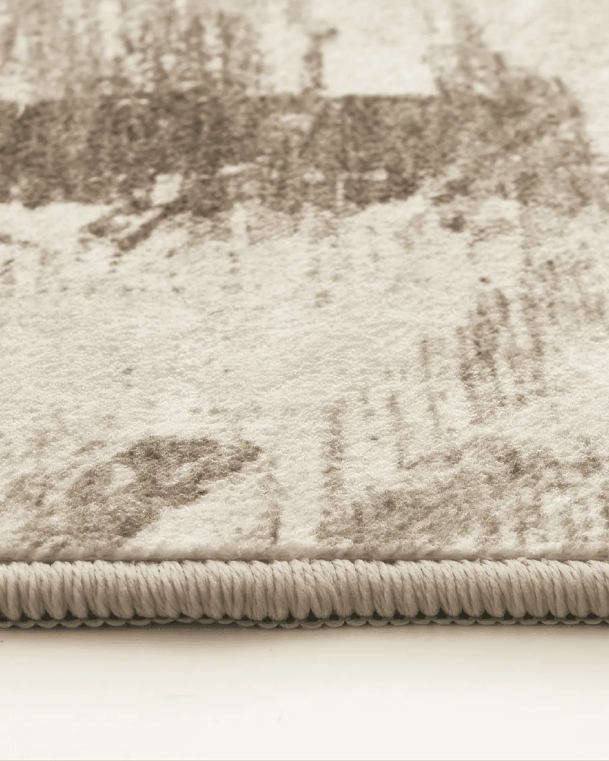 Geometric Vintage Tara Neutral Washable Area Rug — image 7