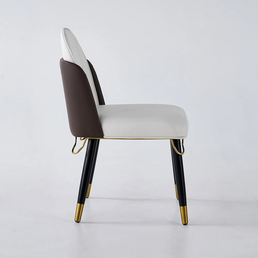 Modern 79" Rectangle Faux Marble Dining Table with 8 Chairs — image 8