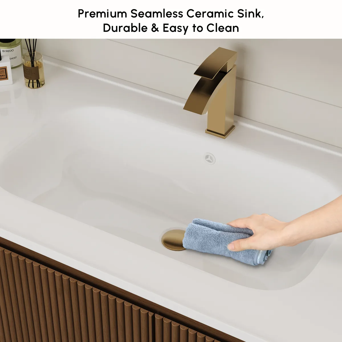 Modern 31.5" Floating Bathroom Vanity with Sink, Soft LED, Ample Storage — image 27