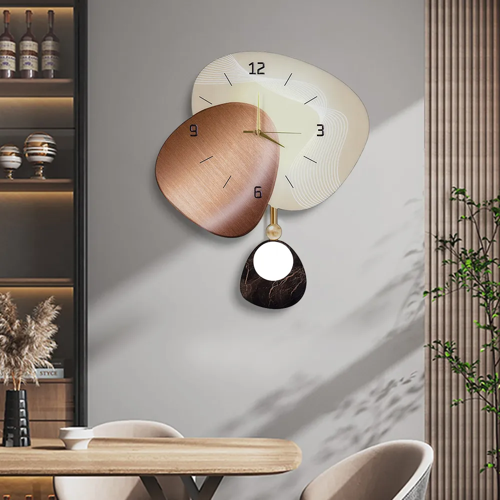 24" LED Wall Clock with 3-Color Dimming and Remote Control