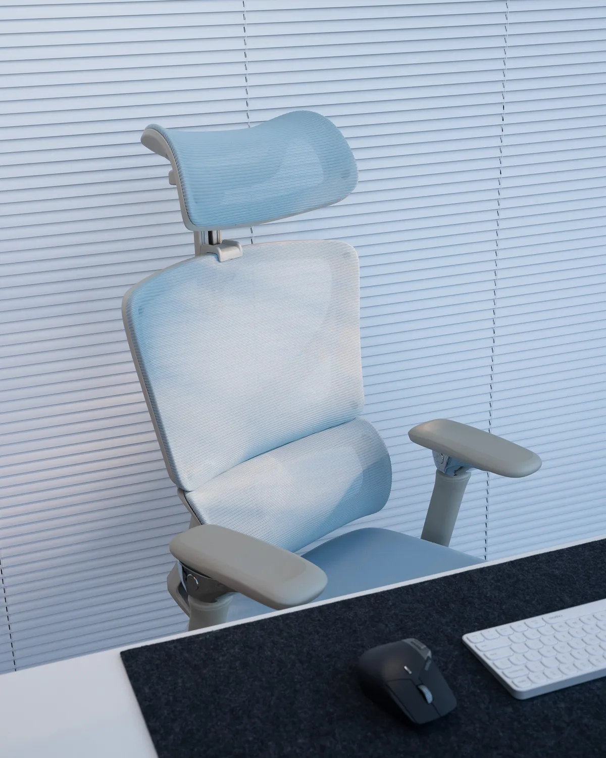 L1 Pro Full Aqua Blue Ergonomic chair — image 2