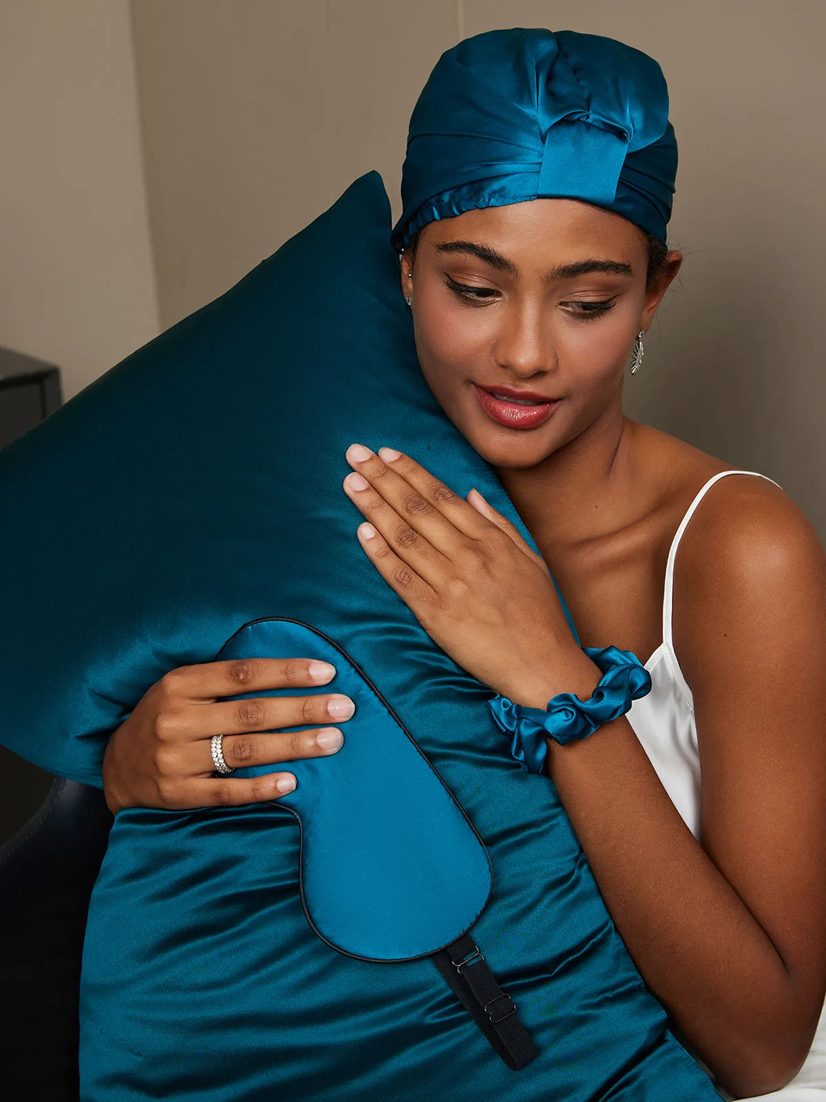 22Momme 4Pcs Set Silk Skin-Friendly Beauty Sleep Set — image 3