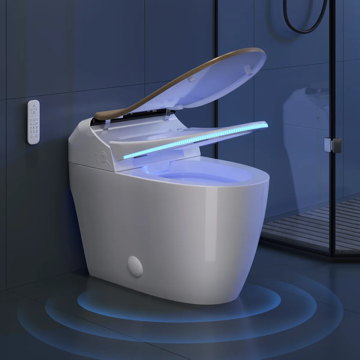 Hynova AX2 Pro Automatic Smart Bidet Toilet with Aromatherapy White 1.28 GPF — image 11