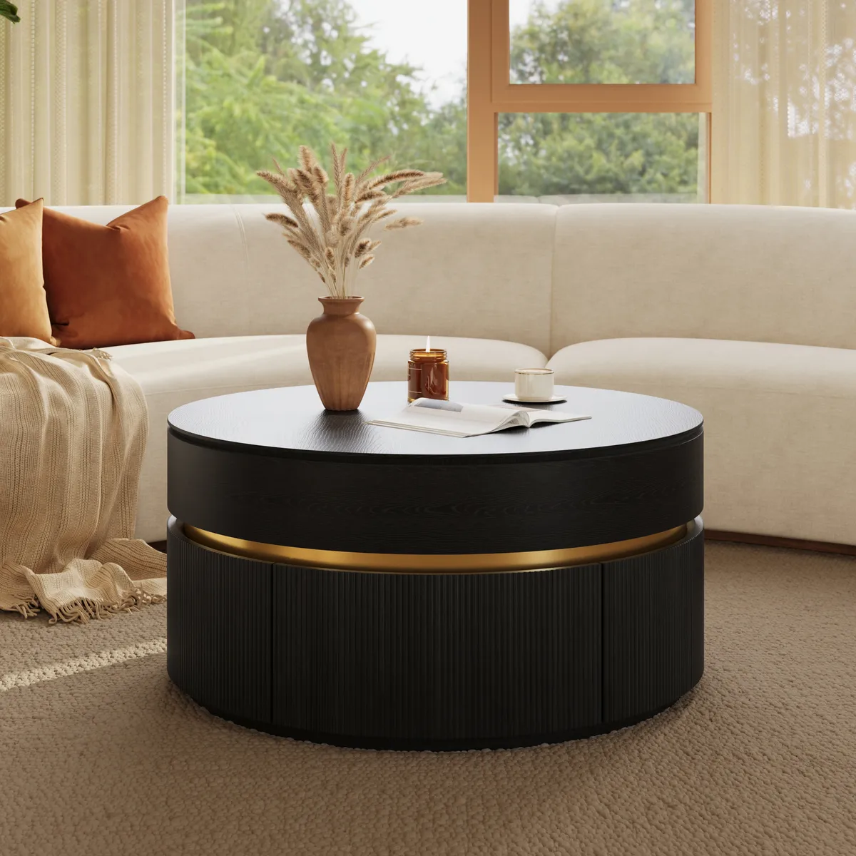 32" Fluted Lift-Top Round — image 3