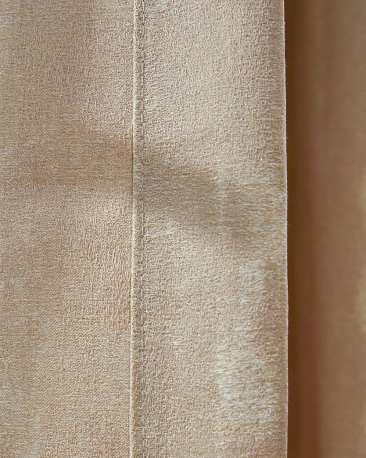 Glimmer 39 x 108 Inch Inverted Box Pleat Linen Lightweight Textured Curtain — image 5